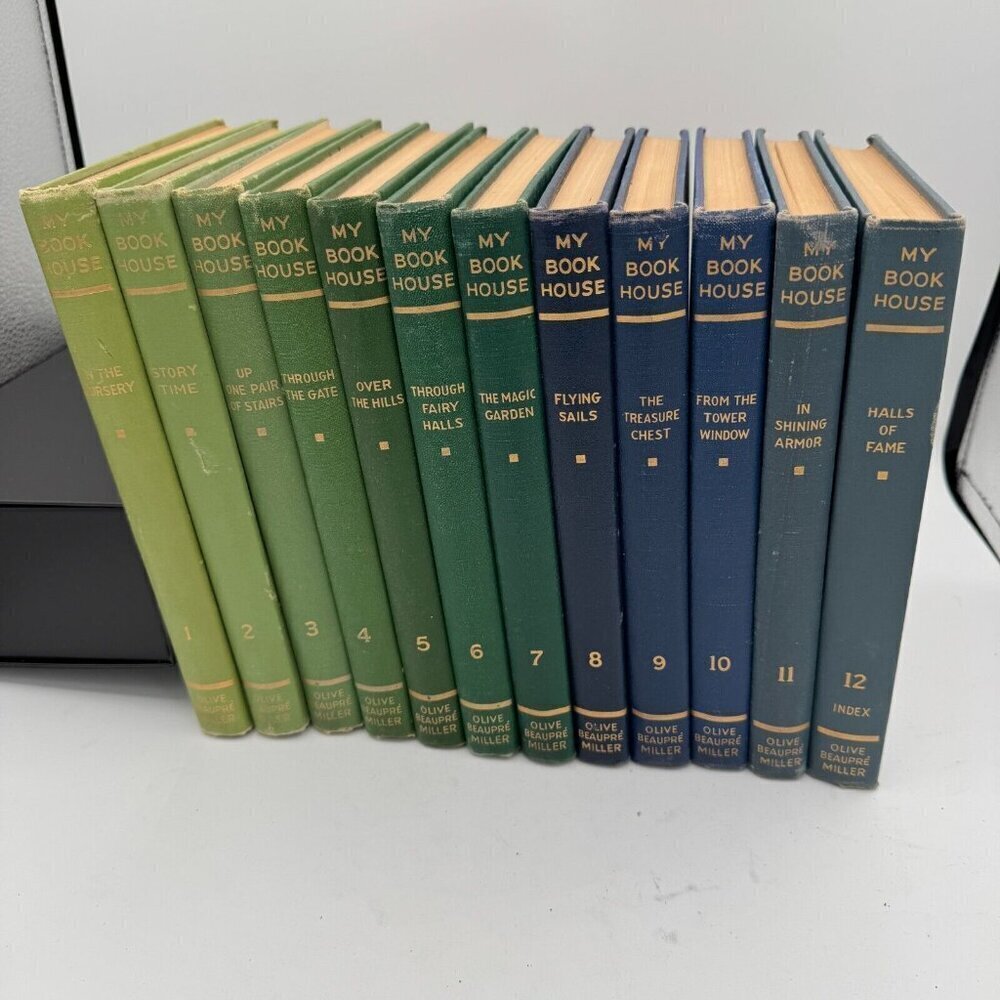 My Book House Complete 12-Volume Set by Olive Beaupré Miller - 1951 34th Print